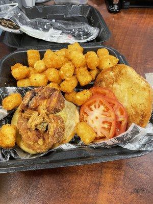 Fried chicken sandwich