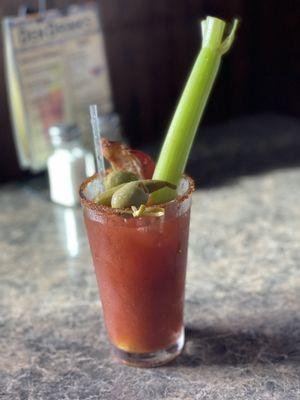 $4 Bloody Mary on the weekend breakfast menu