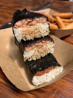 Vegan OmniPork musubi! So good!