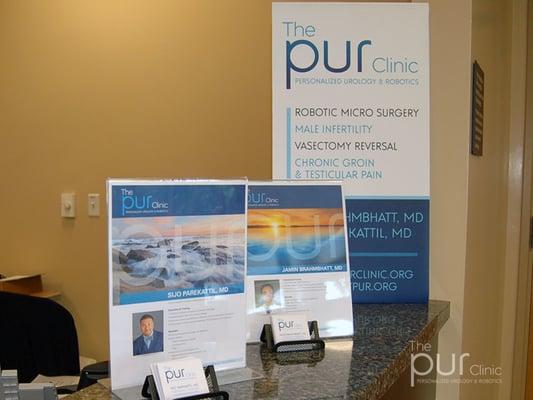 The PUR Clinic Front Desk