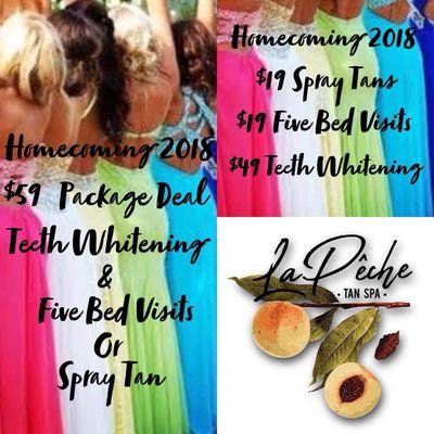 Fall Homecoming Specials and Packages!