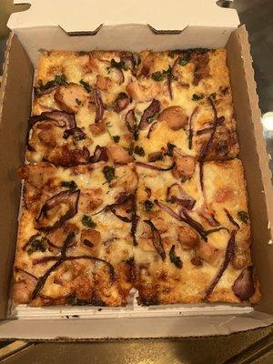 Bbq chicken pizza