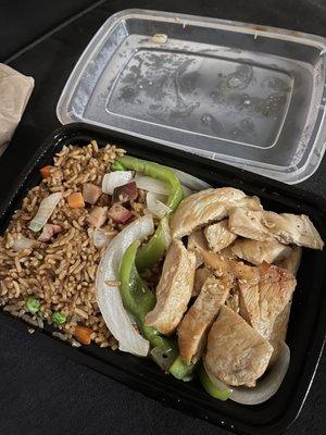 C15. Teriyaki Chicken Combo Platter