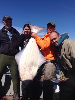 Fishing halibut