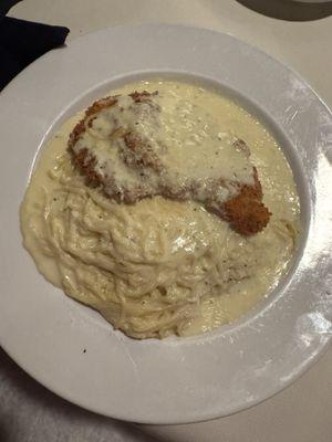 Chicken parm with Alfredo instead of marinara