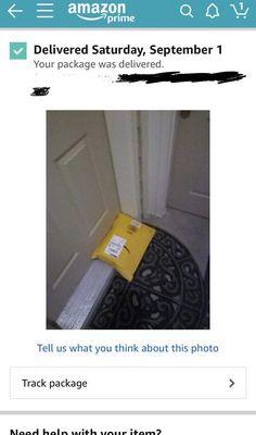 Oh that's nice, except that's not MY front door. I'm too cheap to own a doormat