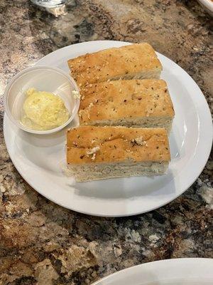 Bread served with meal