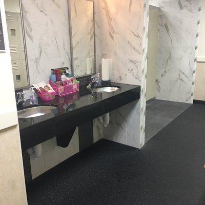 Women's locker room