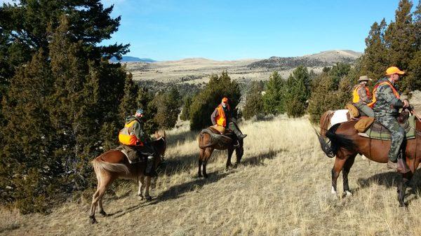 The ride into elk camp.