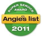 Angie's List 2011 Super Service Award Winning Contractor