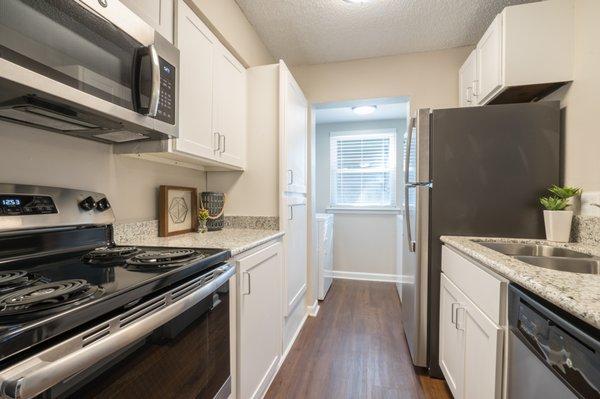 Updated, bright kitchen space