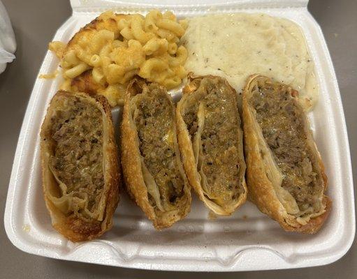 Steak Egg Rolls Platter