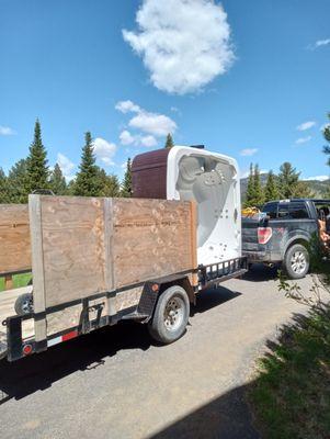 Hot Tub Delivery!