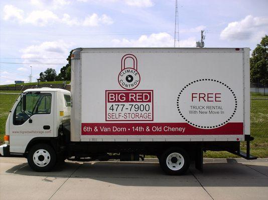 FREE moving truck rental for qualified customers.