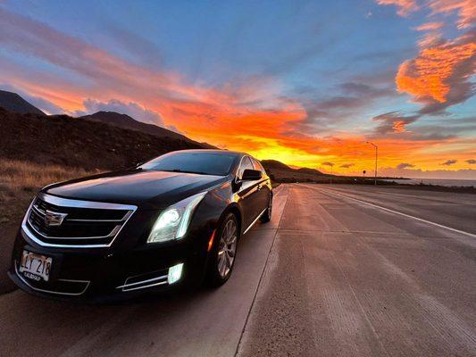 Nothing like that sunset ride with Maui Town Car