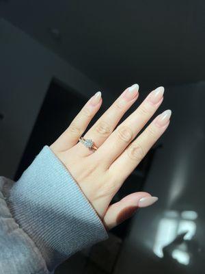 Re-fill full set, nude pearl with a heart.