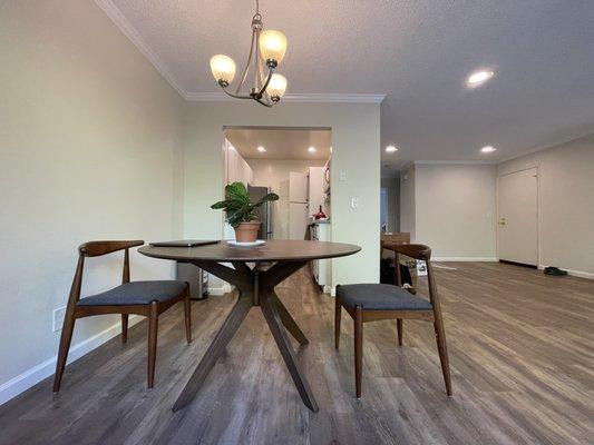 Dining area...just getting settled in