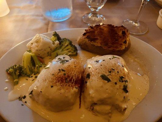 Stuffed Chicken with spinach and ricotta