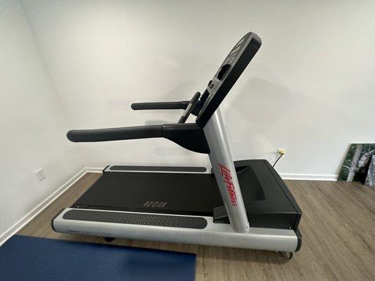 Life Fitness Treadmill Installed