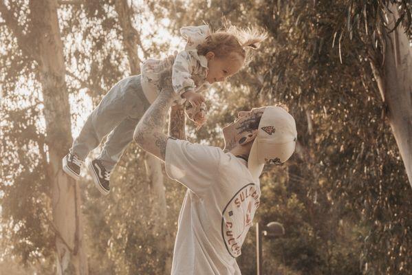 Daddy/daughter shoot in Serrano