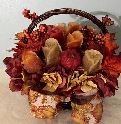 Soap and Pumpkin Center Piece.