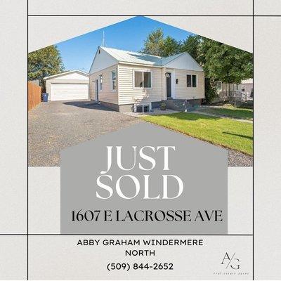 Just sold north Spokane home