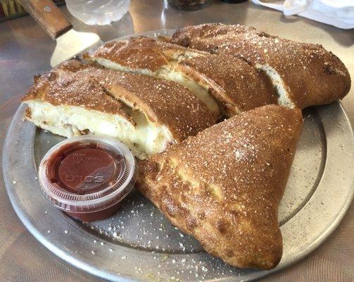 BBQ Chicken calzone