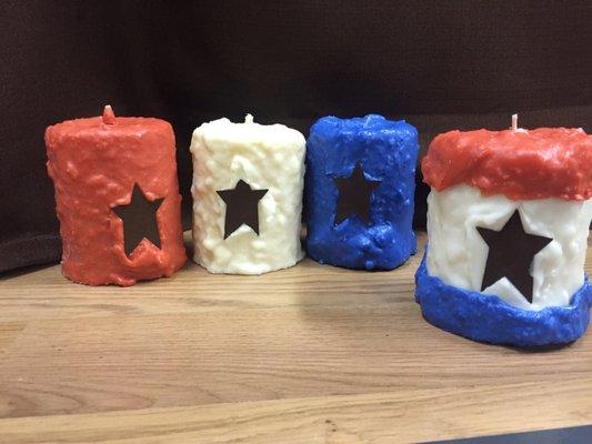 Our American Spirit Line of Candles.