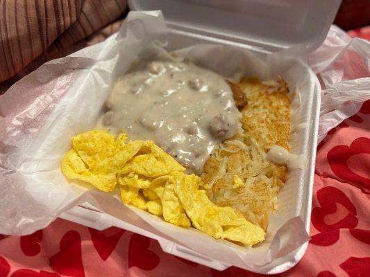 Egg Plates with Chicken Fried Steak