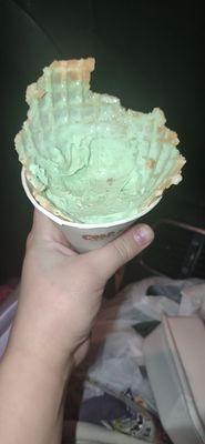 Luck charms Ice cream cone