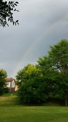 Rainbow over Hampton Golf Club