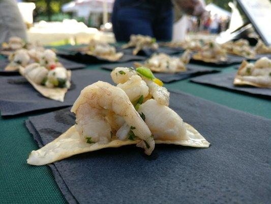 Ceviche samples!