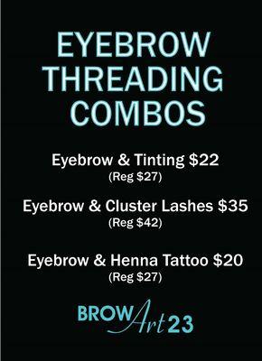 Because sometimes just eyebrow threading isn't enough