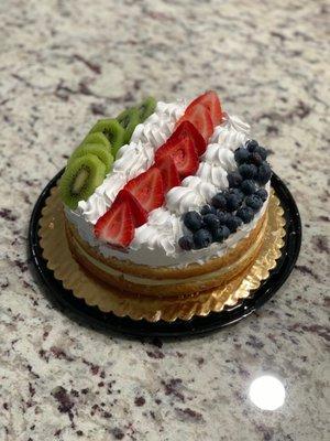 Fruit Boston cream cake  $10