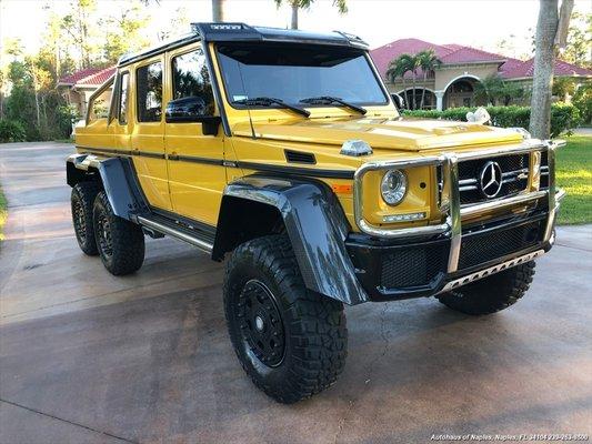 6x6 Mercedes G63 AMG Solar Beam Yellow,  Autohaus of Naples www.autohausNaples.com