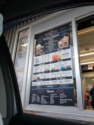 Menu board