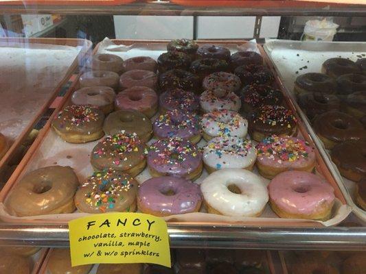 They have blueberry iced donuts!