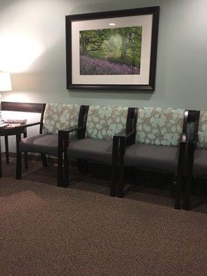 One of the waiting areas