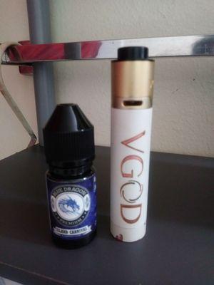 Enjoying my Island Carnival Juice in my VGOD RDA Mod.