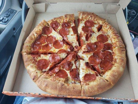 Stuffed Crust Extra Most Pepperoni mmmmm