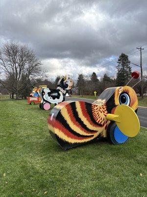 Parade floats