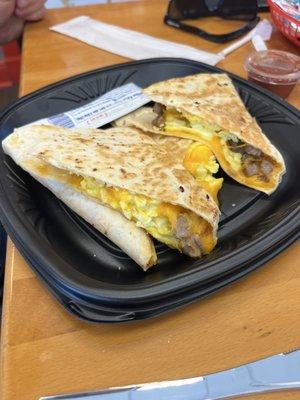 Sausage Breakfast Quesadilla