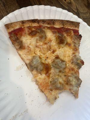 Sausage thin crust