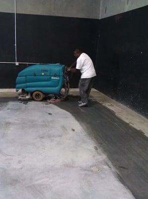 Concrete Scrubbing