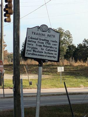 Trading Path Historical Marker