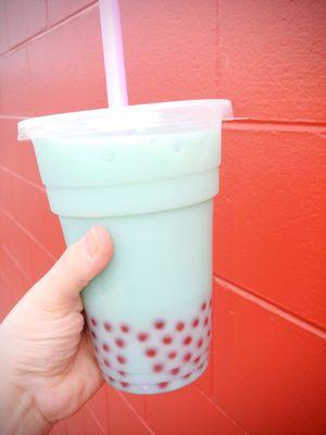 The Superman Bubble Tea