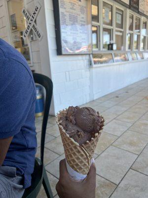 Waffle Cone Chocolate Peanut Butter