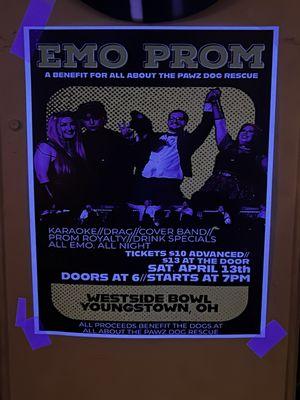 Emo Prom Event Flyer