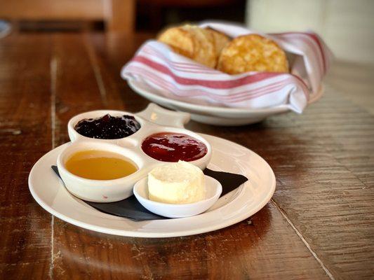 From scratch biscuits and jams