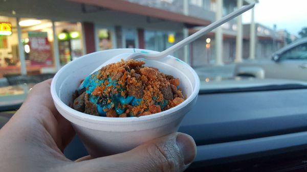 Cookie monster with butterfinger. I want it every night if I could.